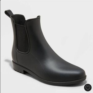 A New Day Black Chelsea Rain Boot
